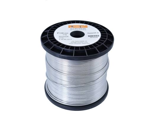 TecUnite Aluminium-Basteldraht – Biegsam Für Schmuck & Modellbau (1,5 Mm, 10 M, Silber)