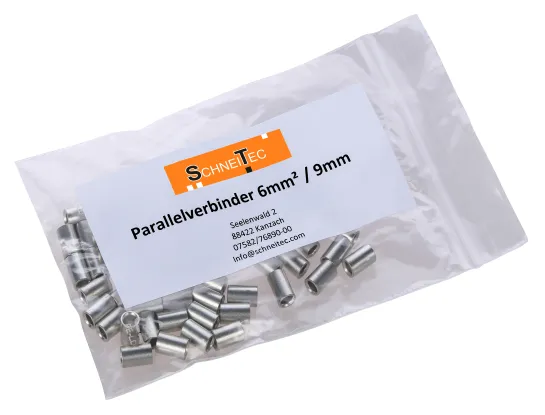 Parallelverbinder 6,0 mm² / 9 mm lang