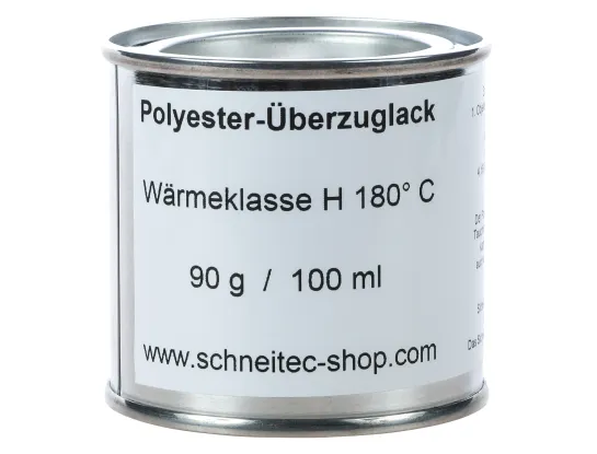 Polyester-Überzugslack 90g/100ml, Tränkharz, Gießharz, Wärmeklasse H,
