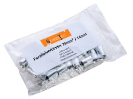 Parallelverbinder 25 mm² / 14 mm lang