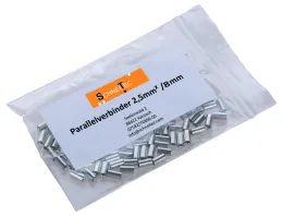 Parallelverbinder 2,5 mm² / 8 mm lang