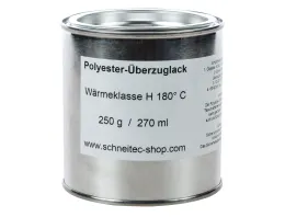 Polyester-Überzugslack 250g/270ml, Tränkharz, Gießharz, Wärmeklasse H,