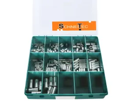 Sortimentsbox - 205 Teile - Parallel- und Stoßverbinder